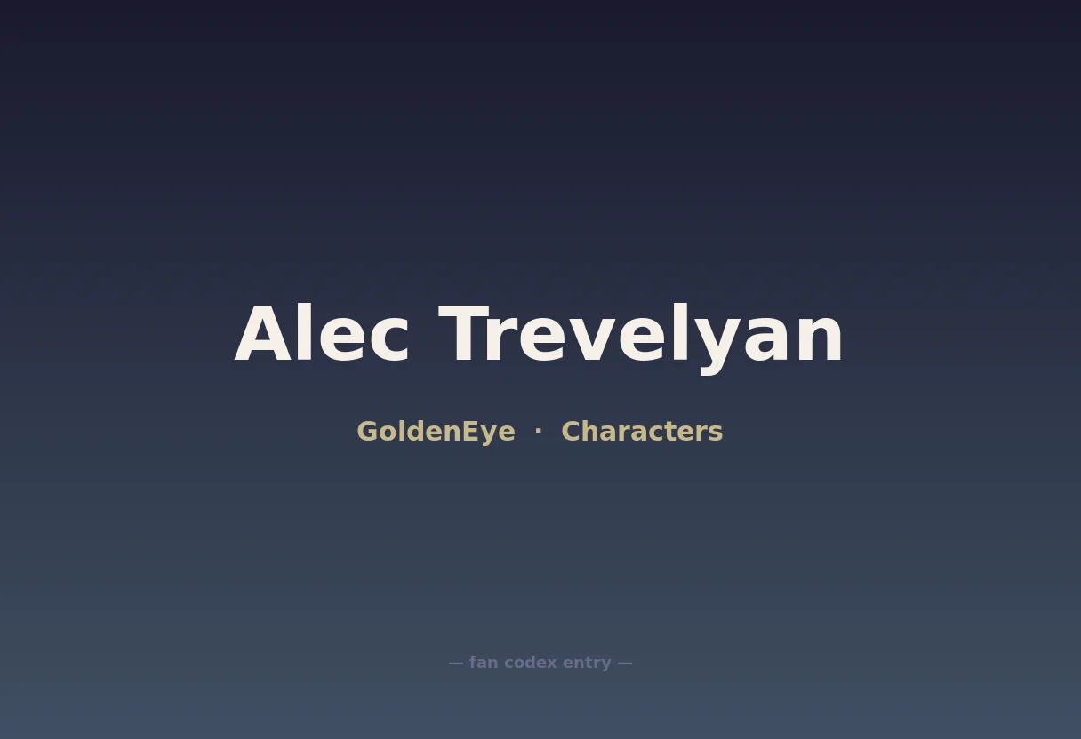 Alec Trevelyan