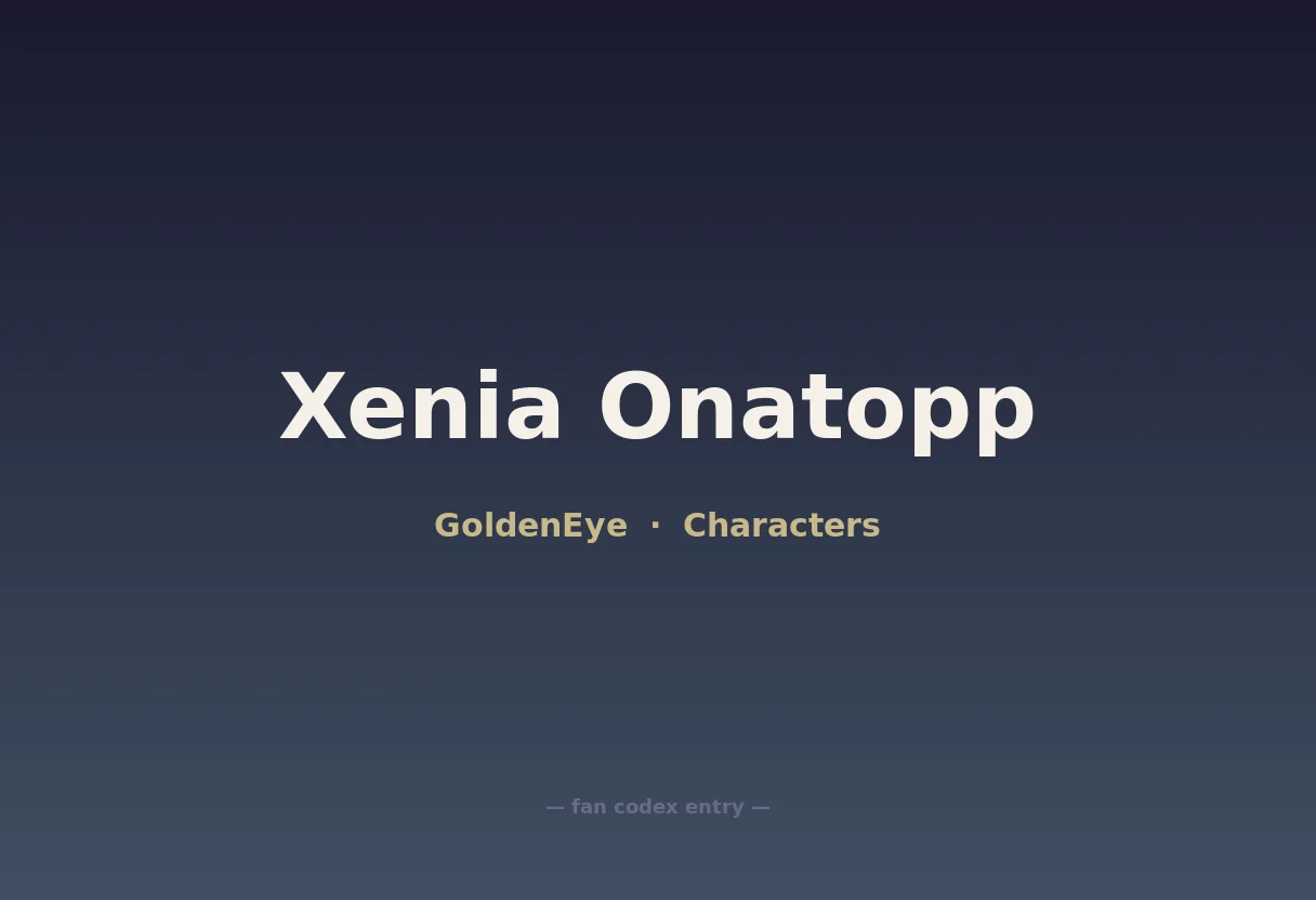 Xenia Onatopp