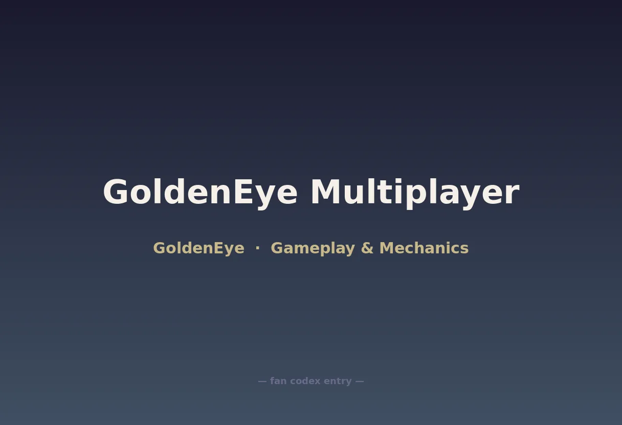 GoldenEye Multiplayer
