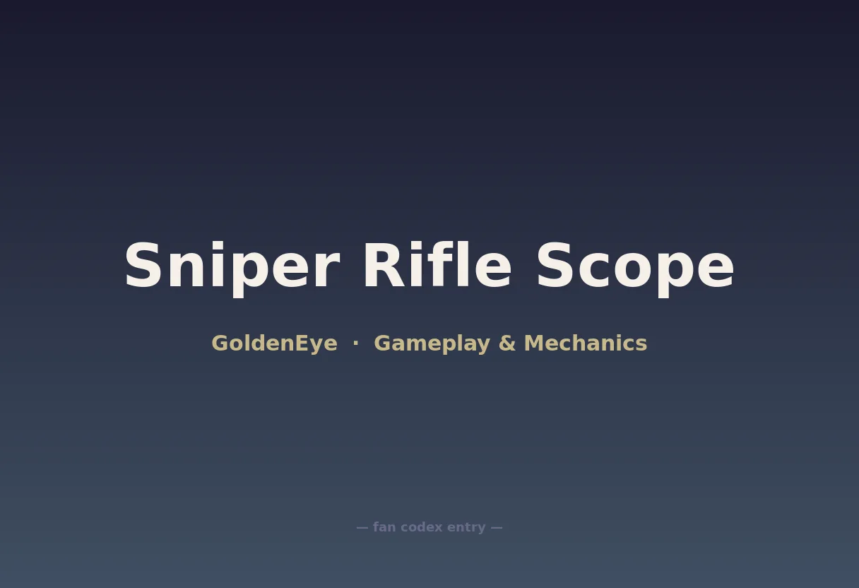 Sniper Rifle Scope