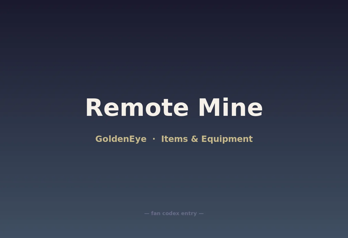 Remote Mine
