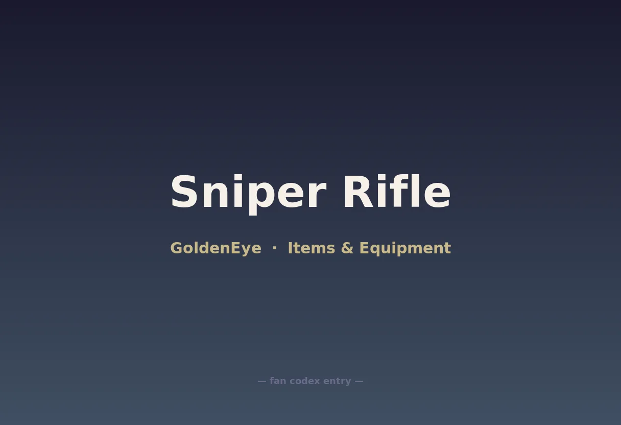 Sniper Rifle
