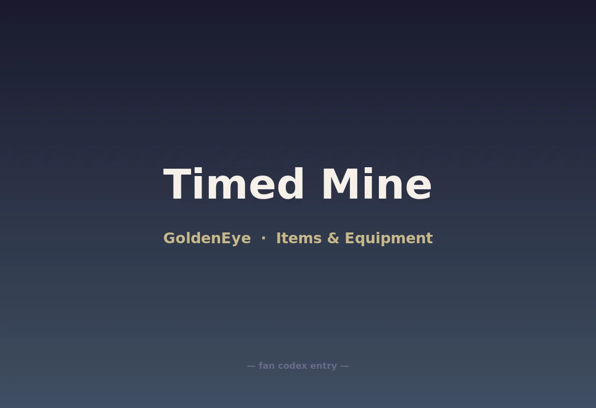 Timed Mine