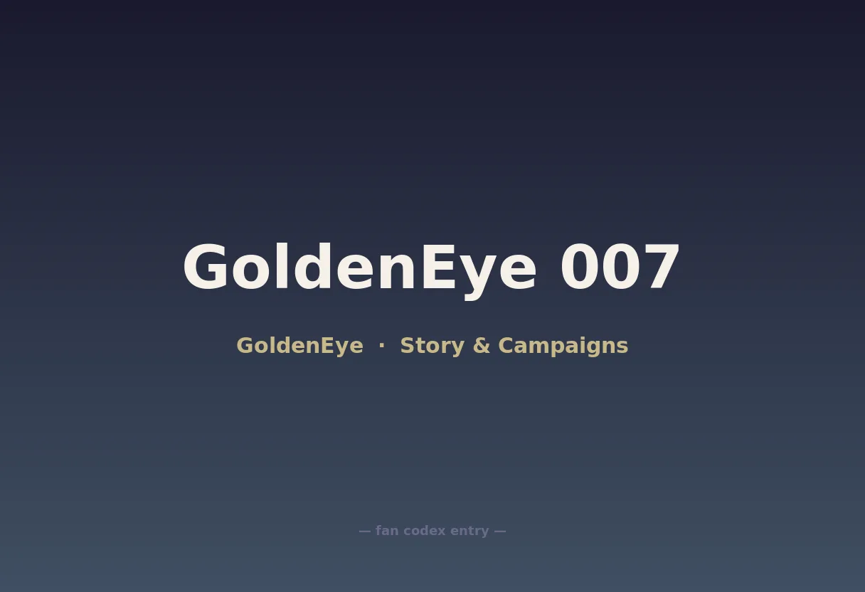 GoldenEye 007